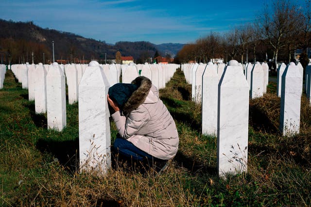 More than 8,000 Muslim Bosniaks were murdered as part of a genocide carried out by units of Bosnian Serb forces