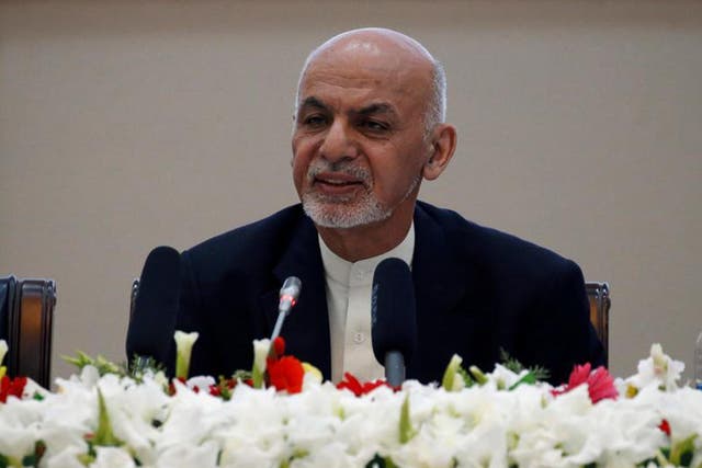 Afghan President Ashraf Ghani has sought to downplay Mr Trump's remarks
