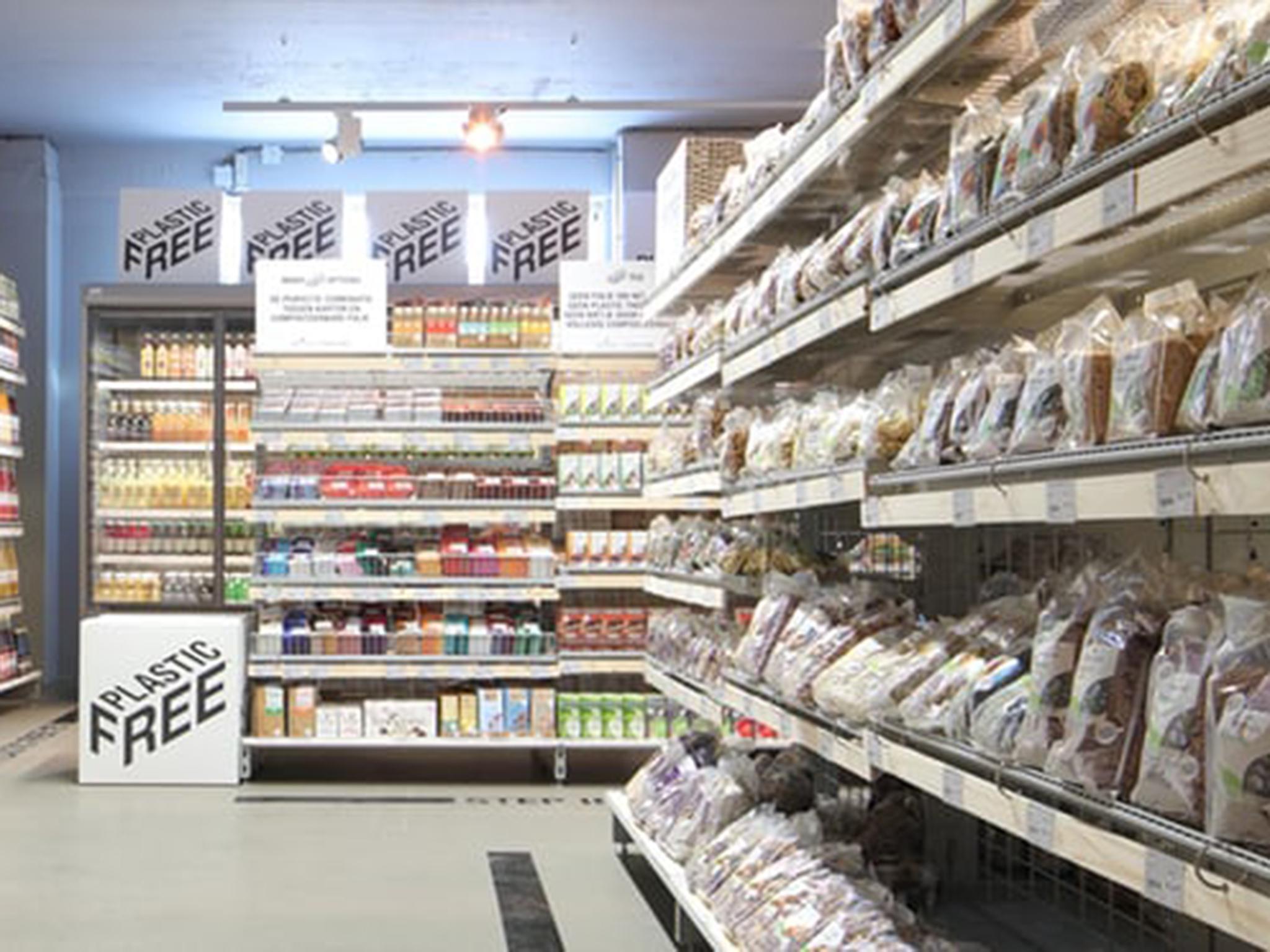 Netherlands opens world's first plastic-free supermarket aisle as UK urged to follow example: 'For decades shoppers have been sold the lie that we can’t live without plastic in food and drink'.