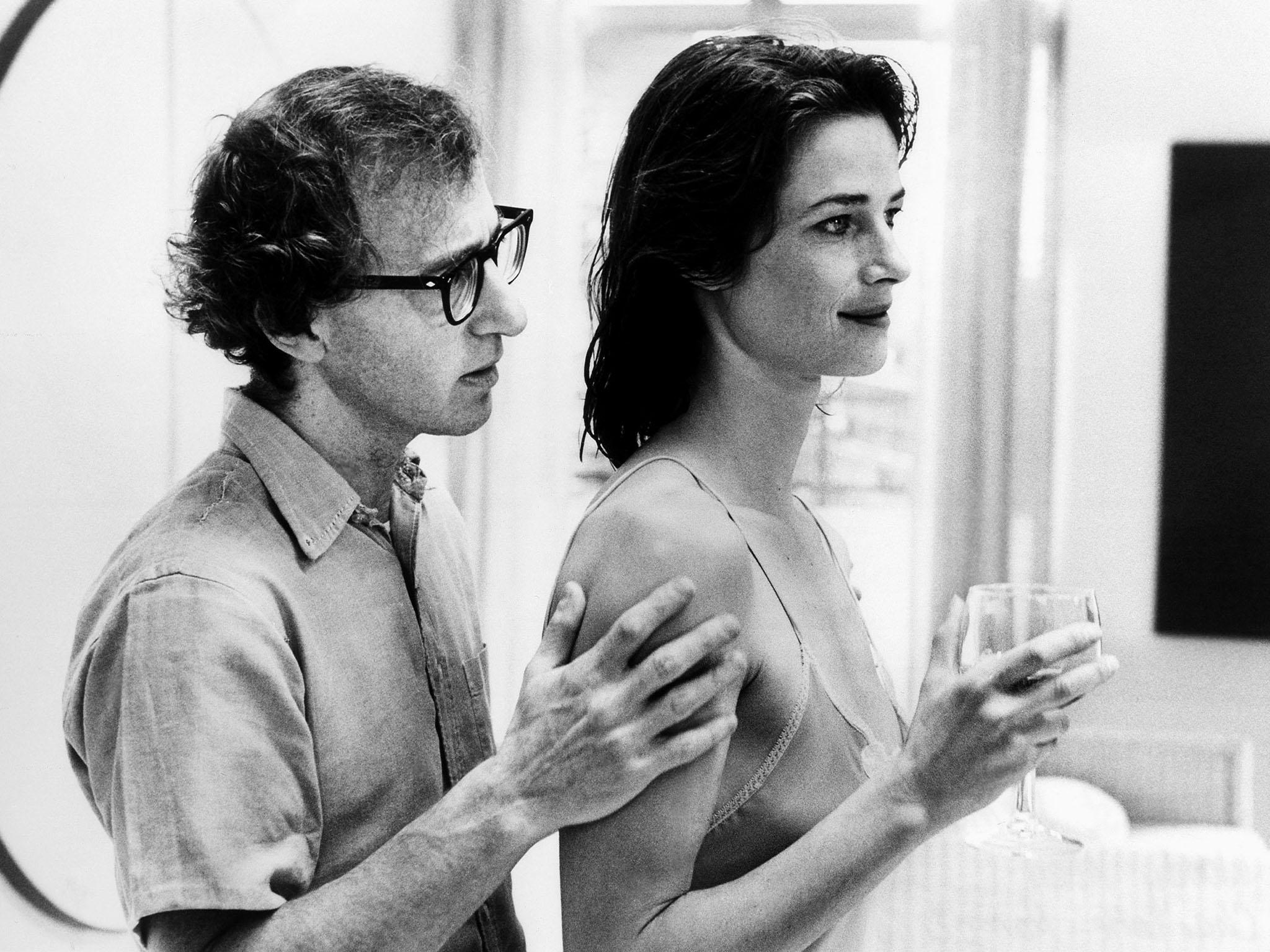 Woody Allen and Rampling in ‘Stardust Memories’, 1980