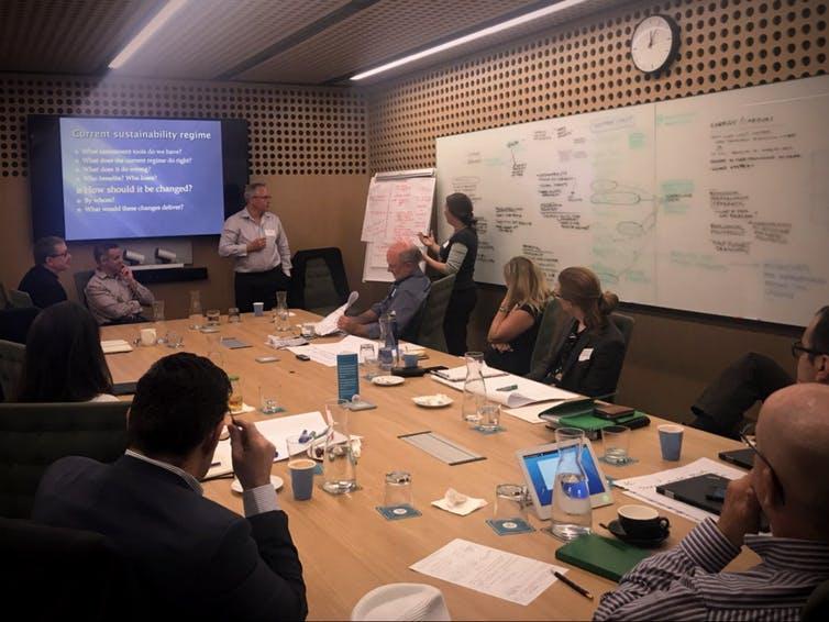 A focus group at Australia’s Deakin university