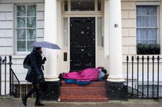 Rough sleeping in London hits record high, figures show