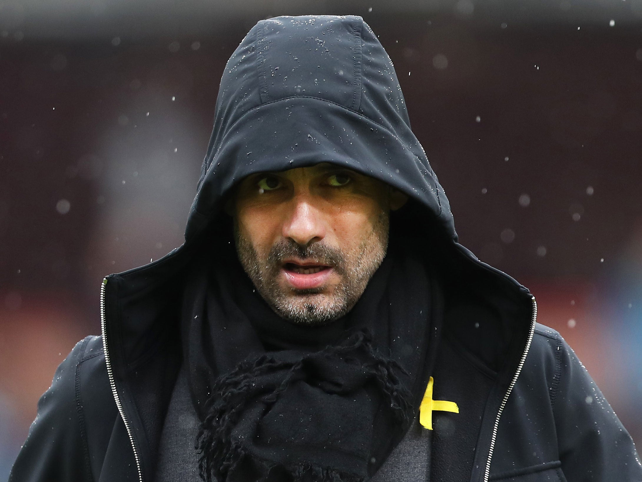 Pep Guardiola has worn the ribbon in support of Catalonian political prisoners