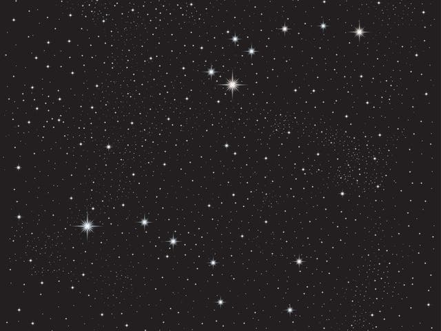 Ursa Major, containing the seven familiar stars of the Plough, rears high overhead this month