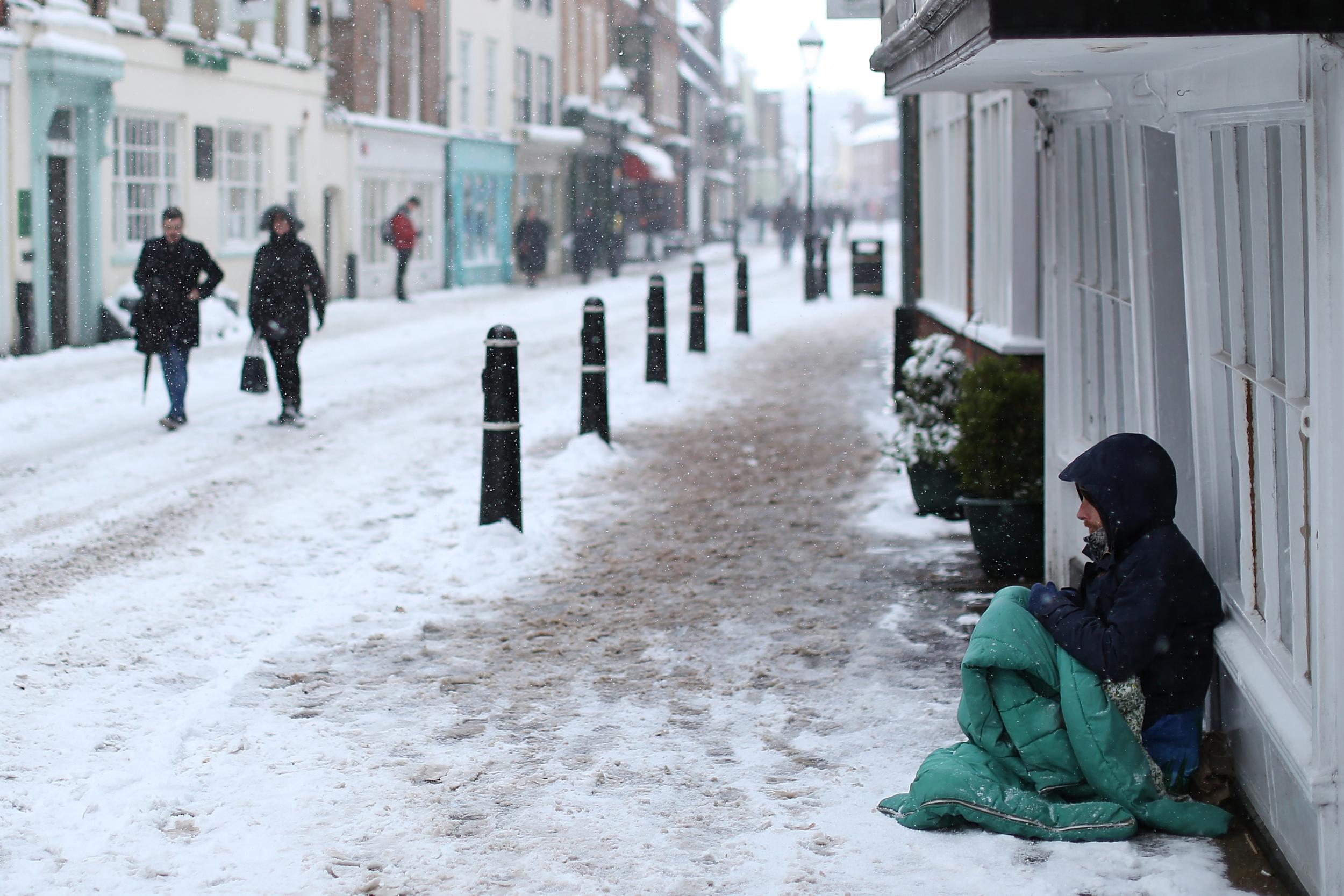 'The homeless have literally frozen to death on the streets in recent months'
