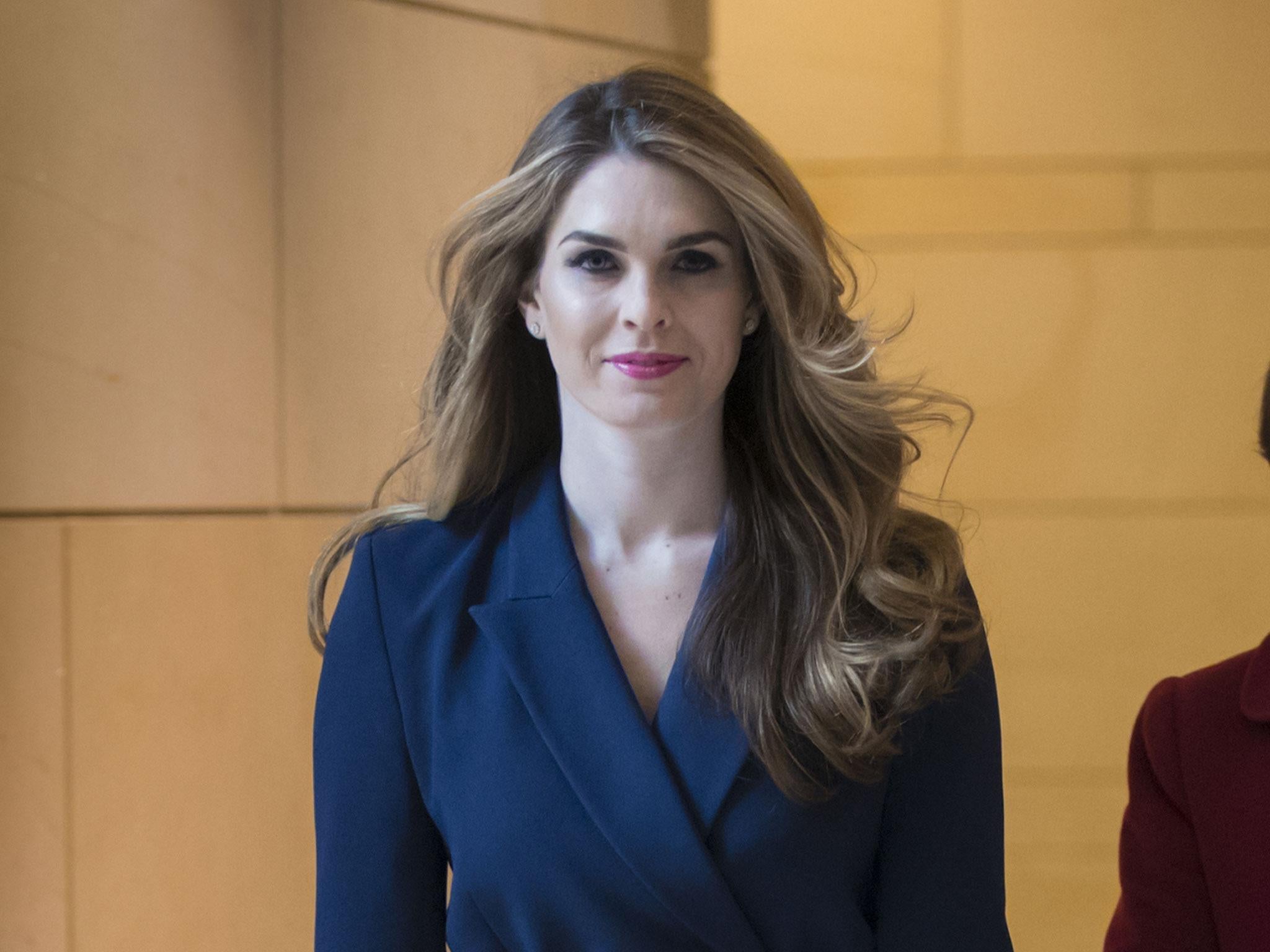 In an official statement, Donald Trump called Hope Hicks a 'truly great person' and said he would miss having her at his side