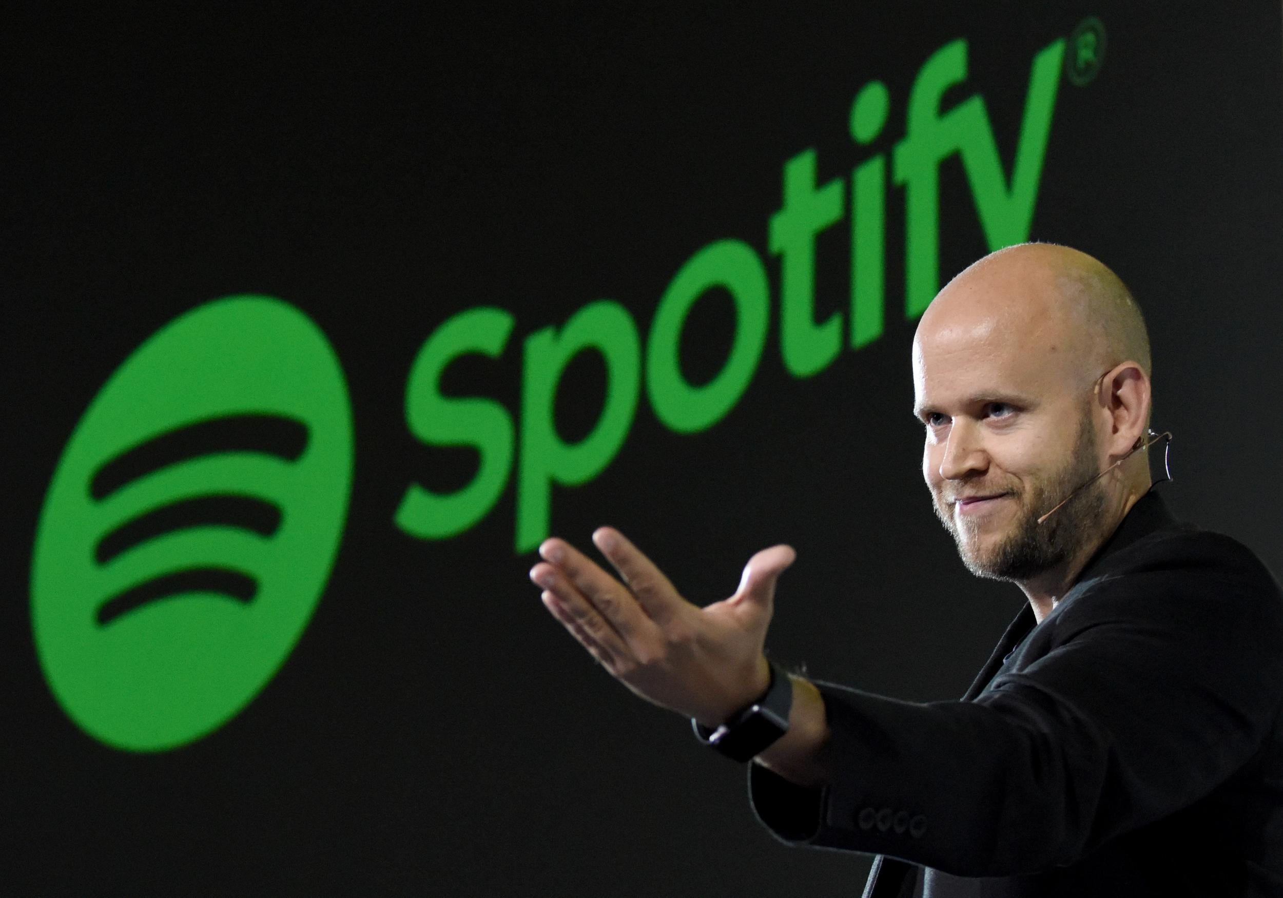Daniel Ek owns 9 per cent of Spotify
