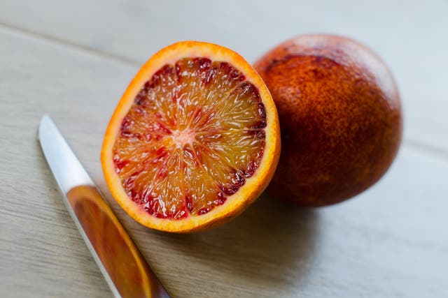 Flesh and blood: the fruit’s dark red colour comes from antioxidant pigments which are uncommon in the citrus family