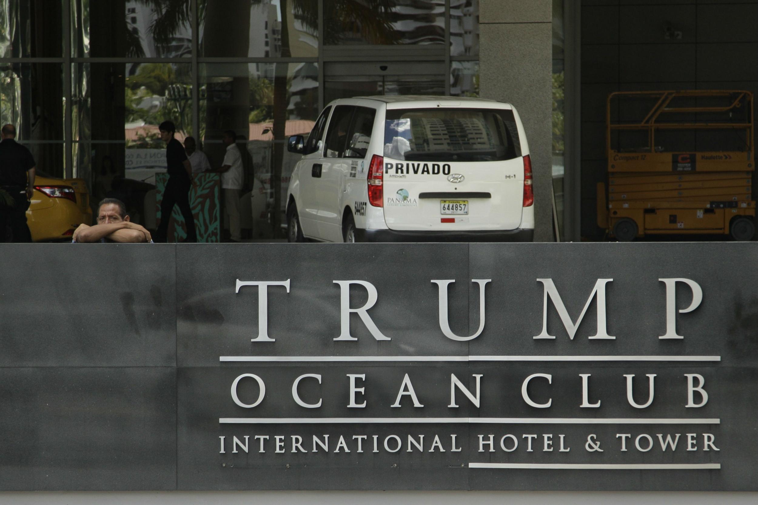 Mr Trump's hotel claims to be the only ocean front luxury property in the city