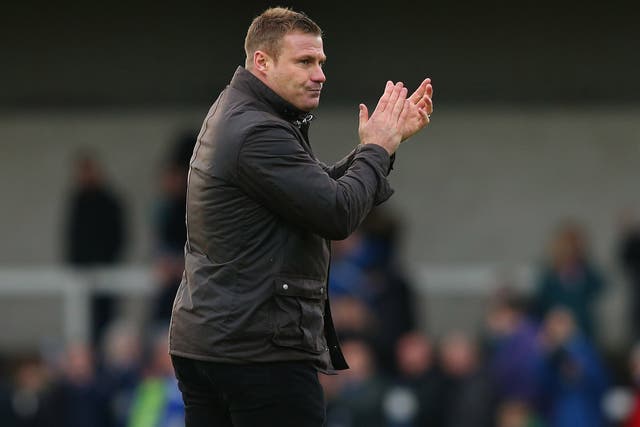 Flitcroft has previously got Bury promoted from League Two