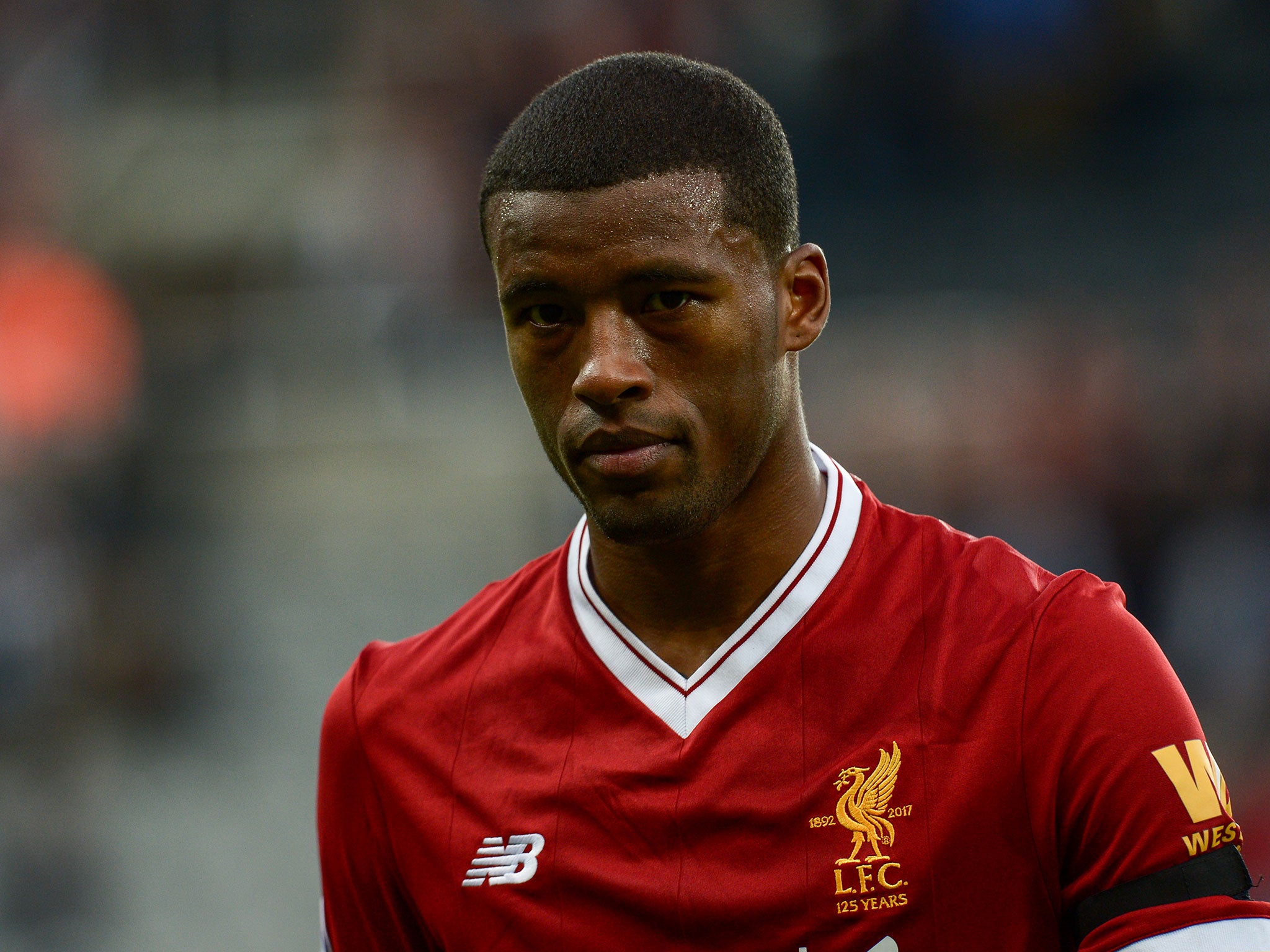 Georginio Wijnaldum won't be available for Liverpool