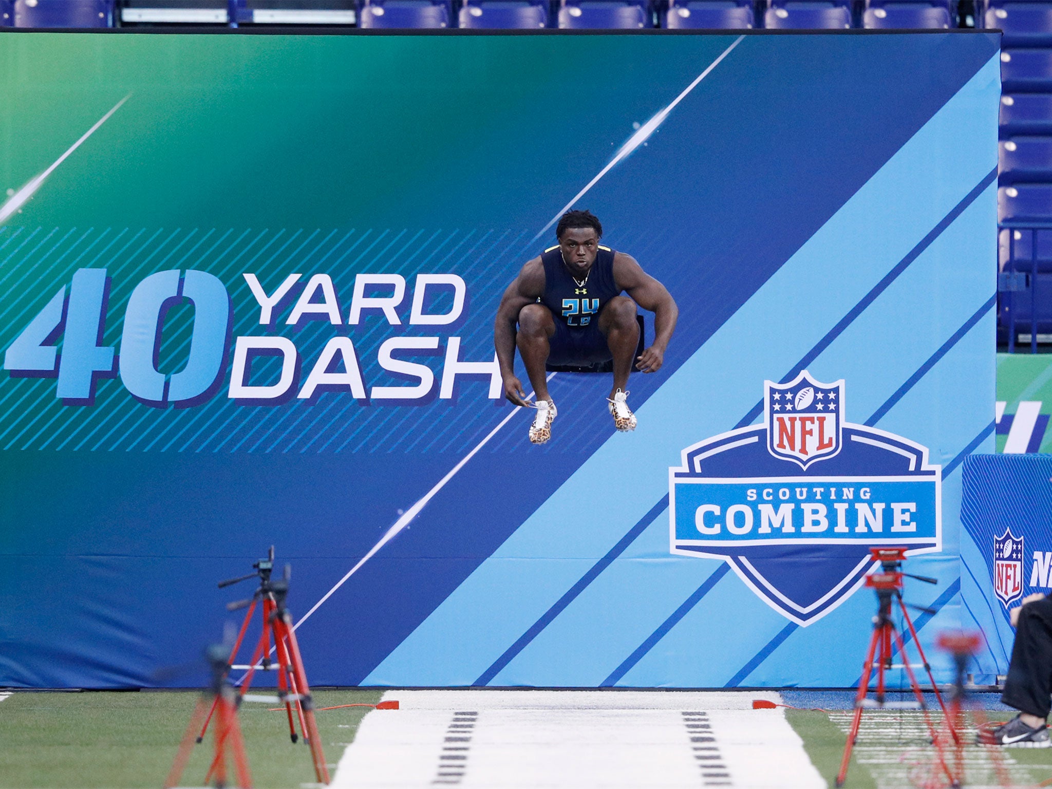 The NFL Combine is a chance for prospects to show off their skills and athleticism