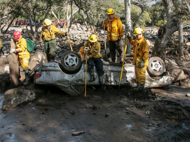 Anticipating the first major storm since deadly mudslides inundated the area in January, Santa Barbara County Sheriff Bill Brown said 'we cannot take any unnecessary chances'