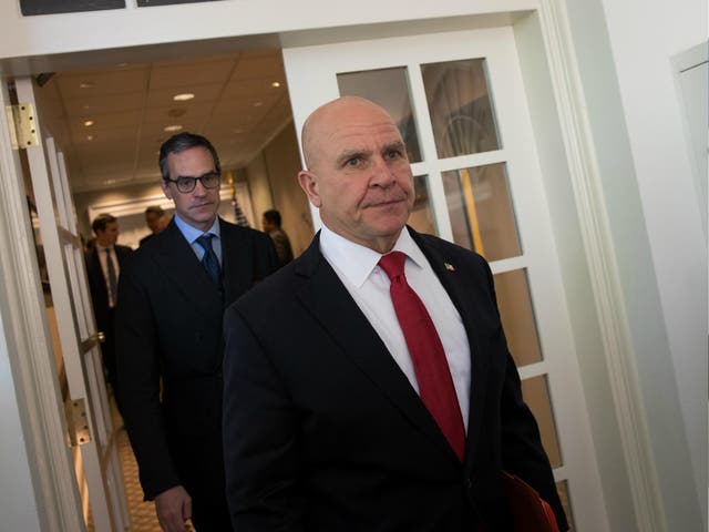 National Security Advisor HR McMaster is rumoured to be leaving the White House.