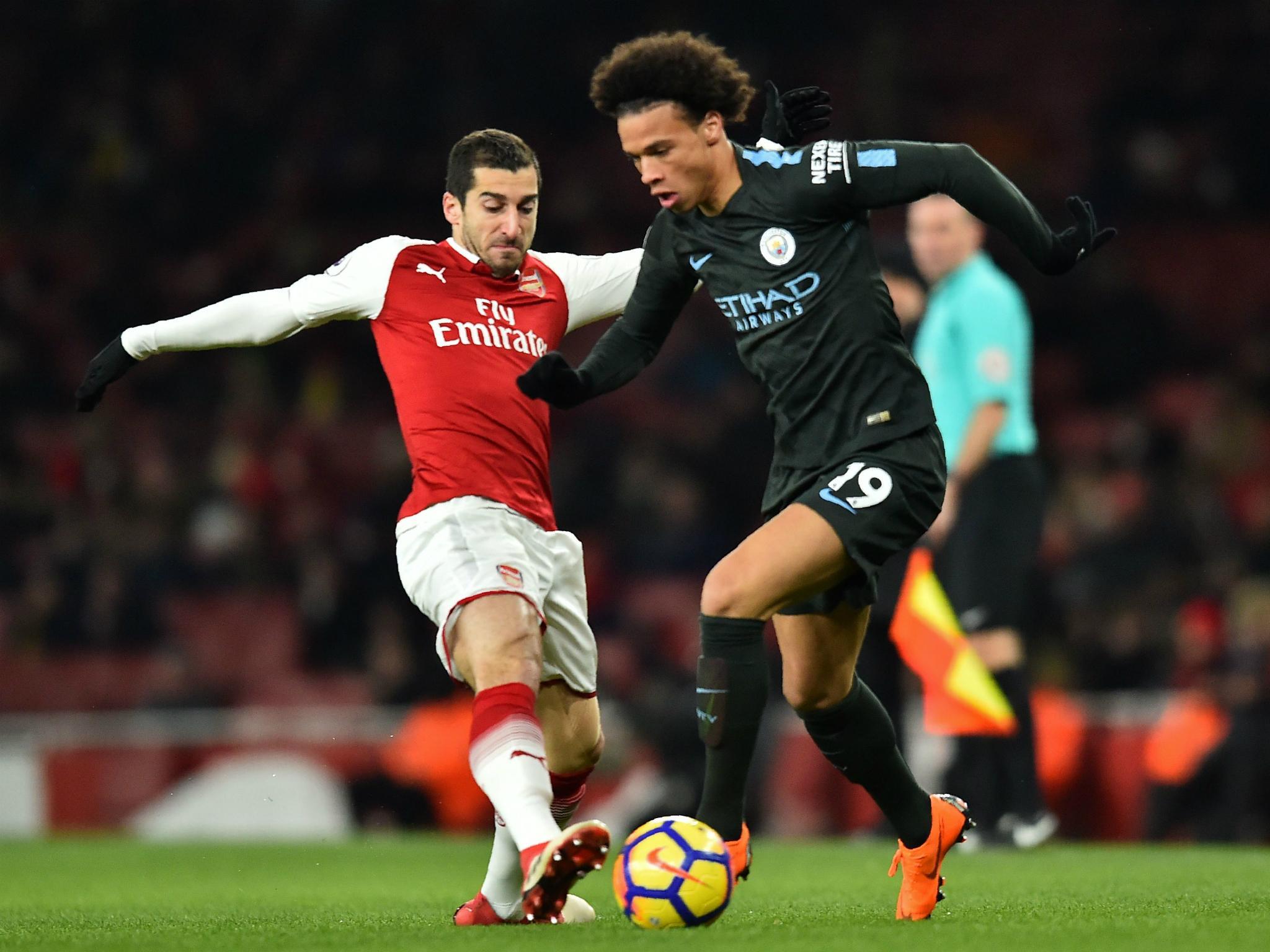 Leroy Sane dazzled against Arsenal as he helped set up two goals before scoring the third himself