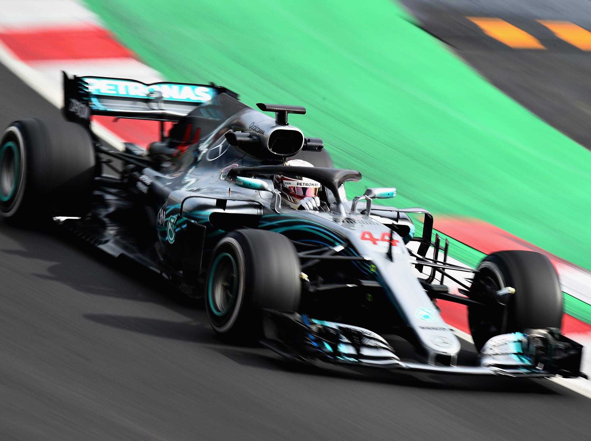 Lewis Hamilton is in Spain for Mercedes winter testing
