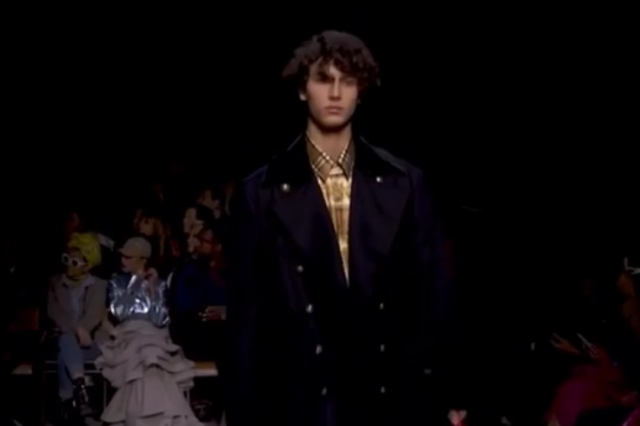 Prince Nikolai made his runway debut at London Fashion Week 
