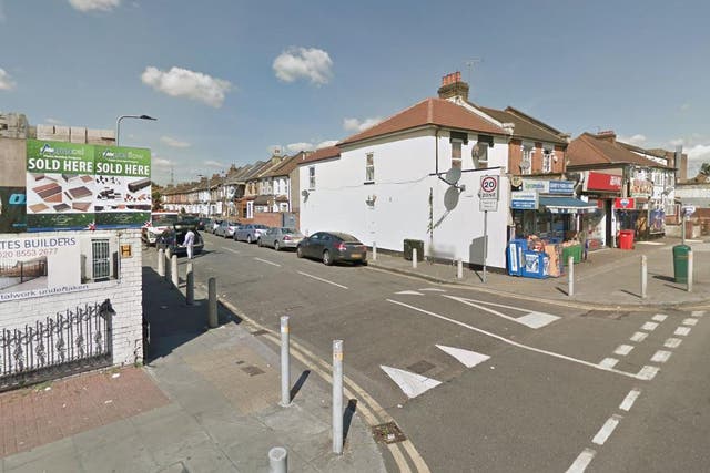 The junction of Ilford Lane and Wingate Road where a man was stabbed 10 times, but survived