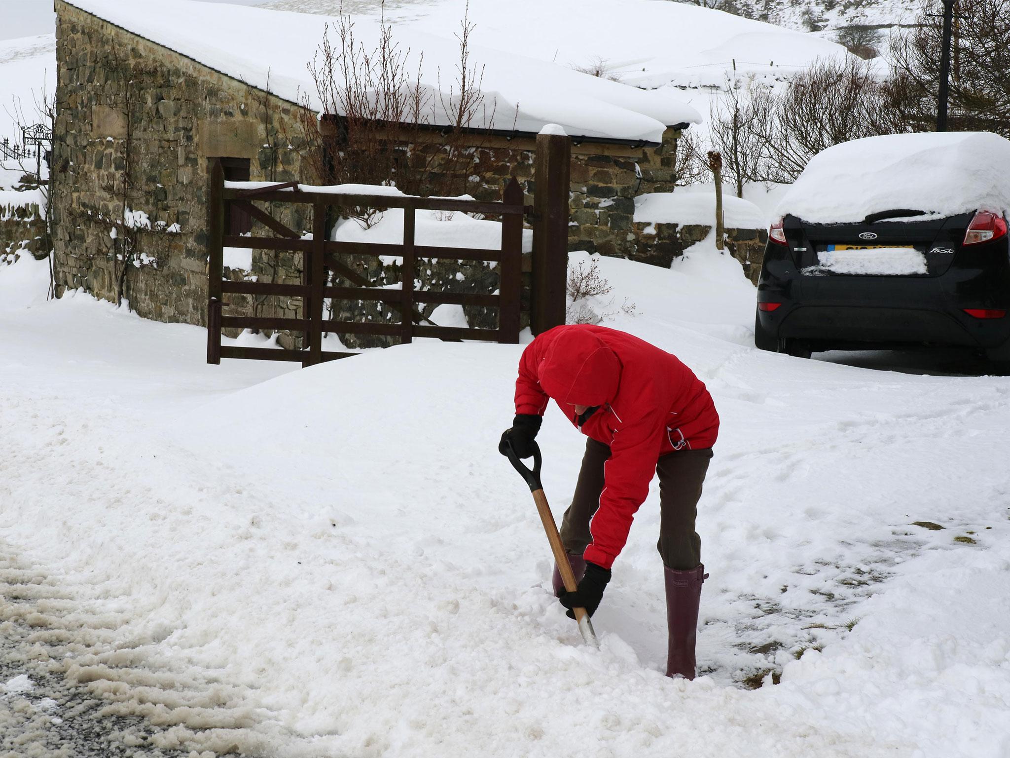 Snow still covers large parts of the UK