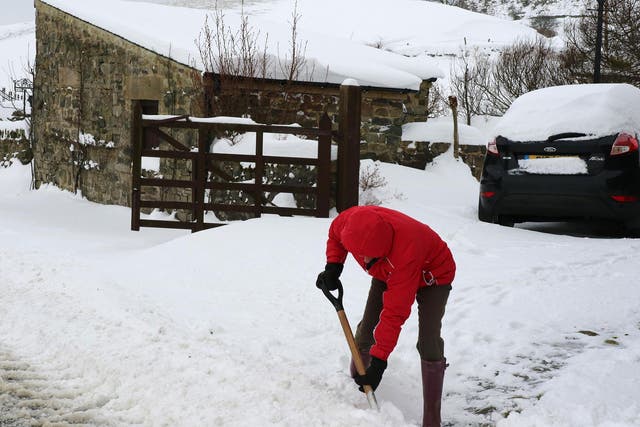 Snow still covers large parts of the UK