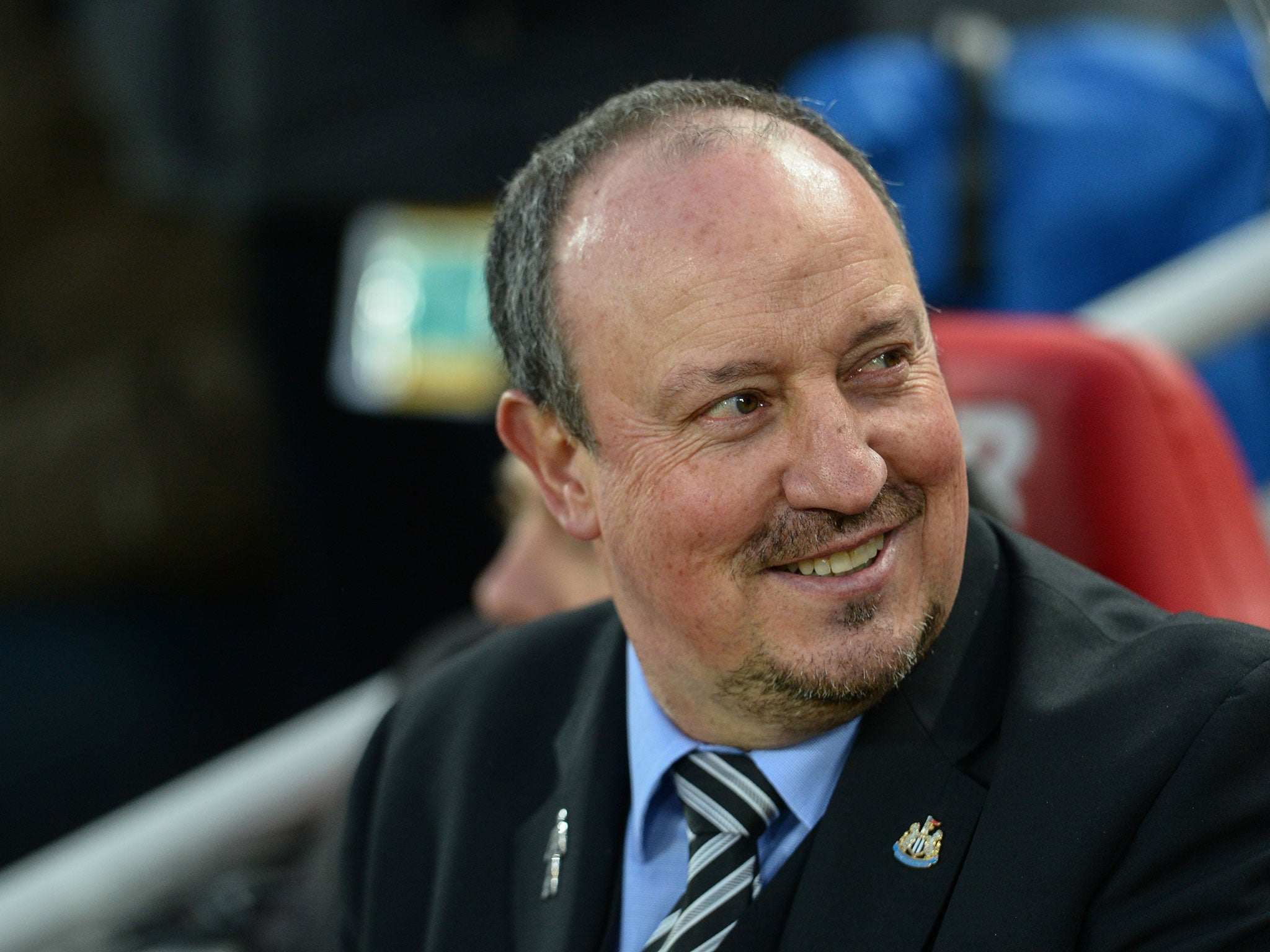 Benitez is in a positive mood