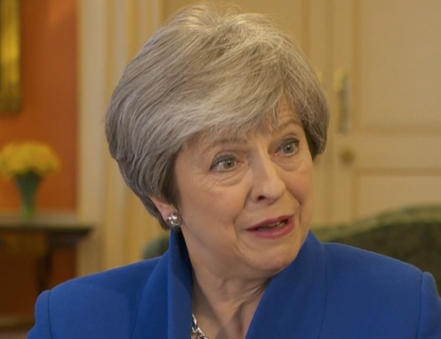 Theresa May said she had outlined a 'credible, ambitious vision' of the UK's future relationship with the EU