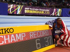 Coleman’s 60m world title offers latest flash of prodigious talent