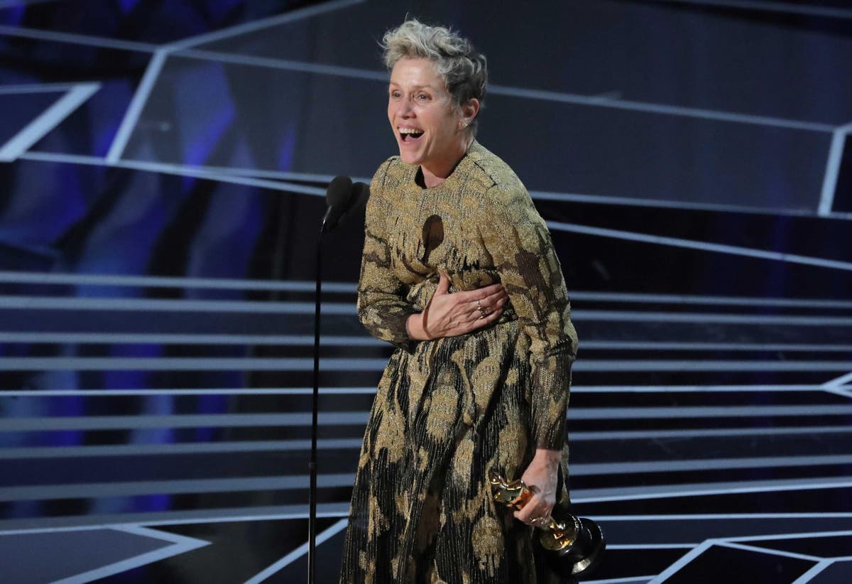 Frances McDormand Oscars speech in full Best Acress winner calls on