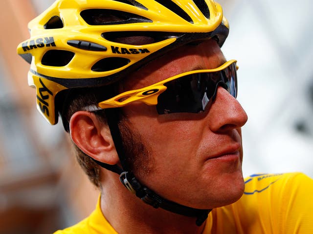 Sir Bradley Wiggins has issued a strong denial