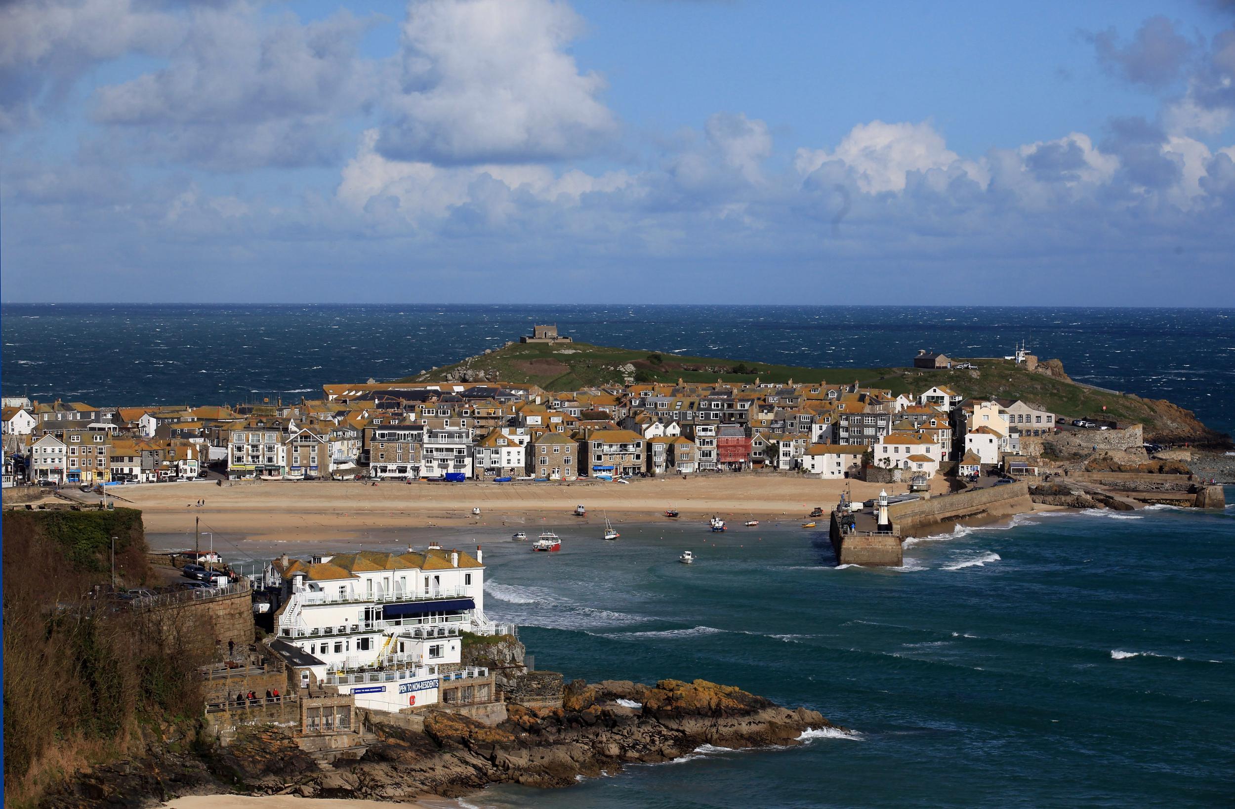 The rail line to St Ives in 1877 caused a huge surge in tourism to the area