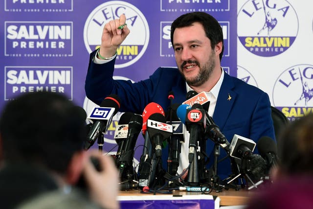 Lega far right party leader Matteo Salvini could join the government