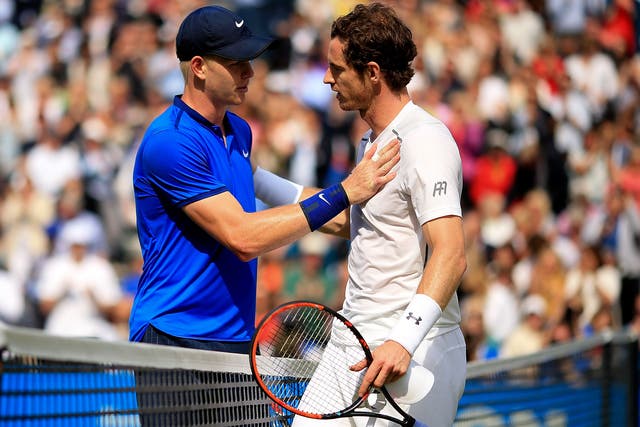 Going up, going down: Edmund has replaced Murray as the British number one