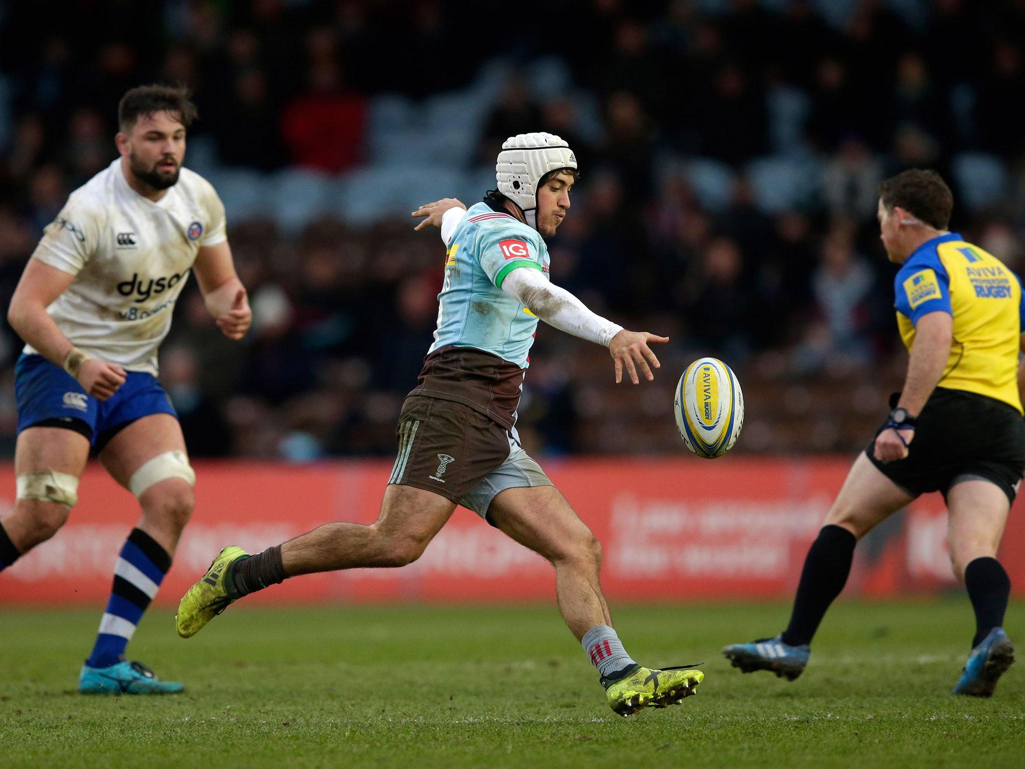 Demetri Catrakilis made his return to action for Harlequins over the weekend