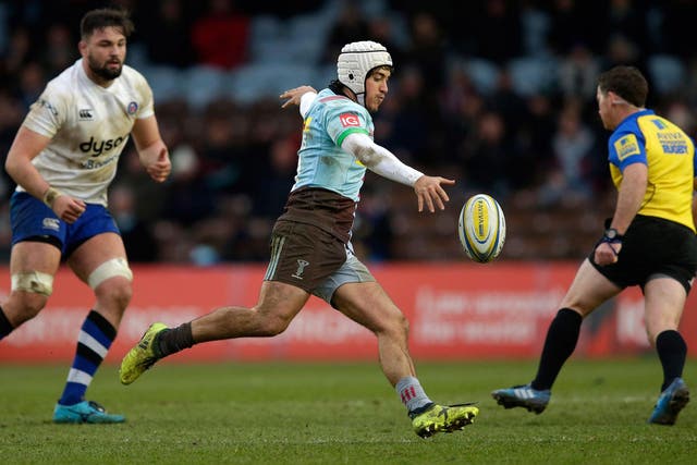 Demetri Catrakilis made his return to action for Harlequins over the weekend