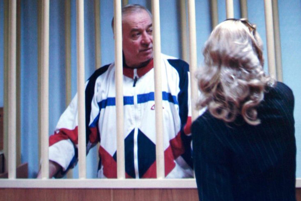Skripal during his trial in Moscow, 2006