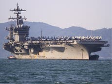 US Navy aircraft carrier visits Vietnam in a warning to China