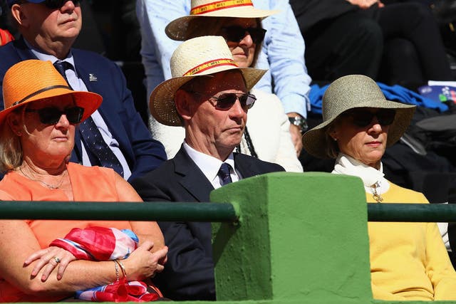 LTA President Martin Corrie in attendance at Wimbledon last summer