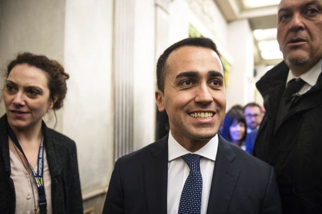 'This government contract binds two political forces that are and remain alternative,' said the Five Star leader Luigi Di Maio