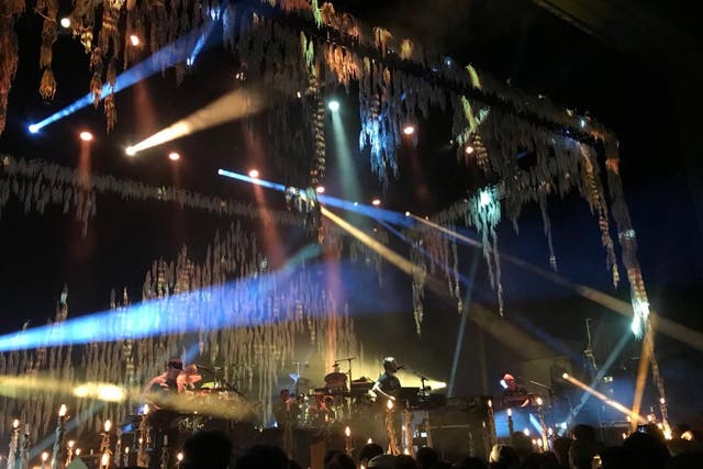 Fairytale set design and a spellbinding performance from Justin Vernon and co