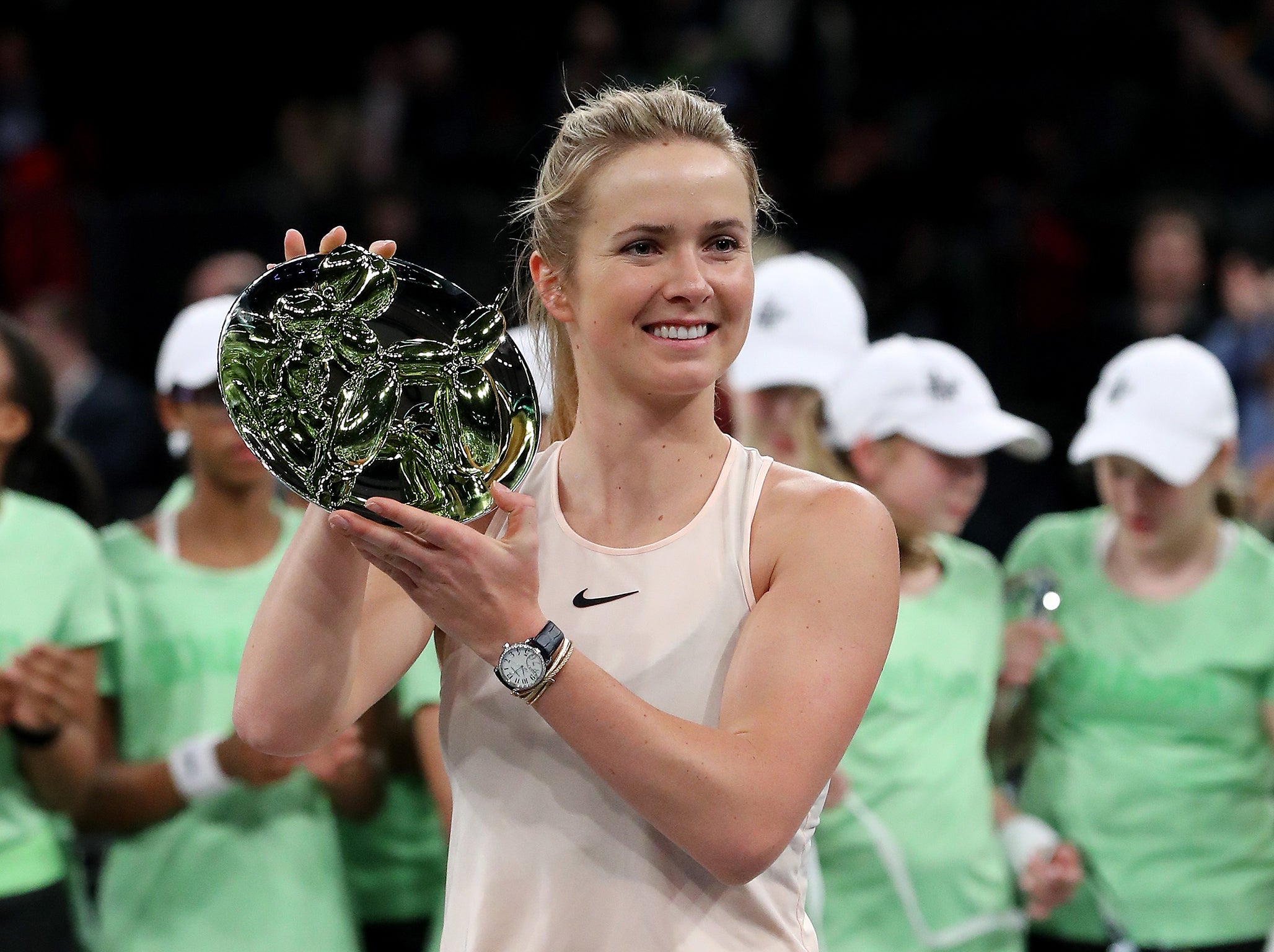 Elina Svitolina won the Tiebreak Tens event in New York