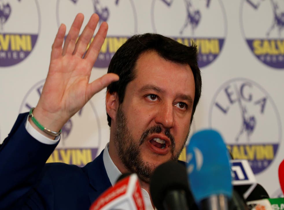 Salvini’s Northern League became the strongest party in a broad right-wing alliance after the weekend’s elections