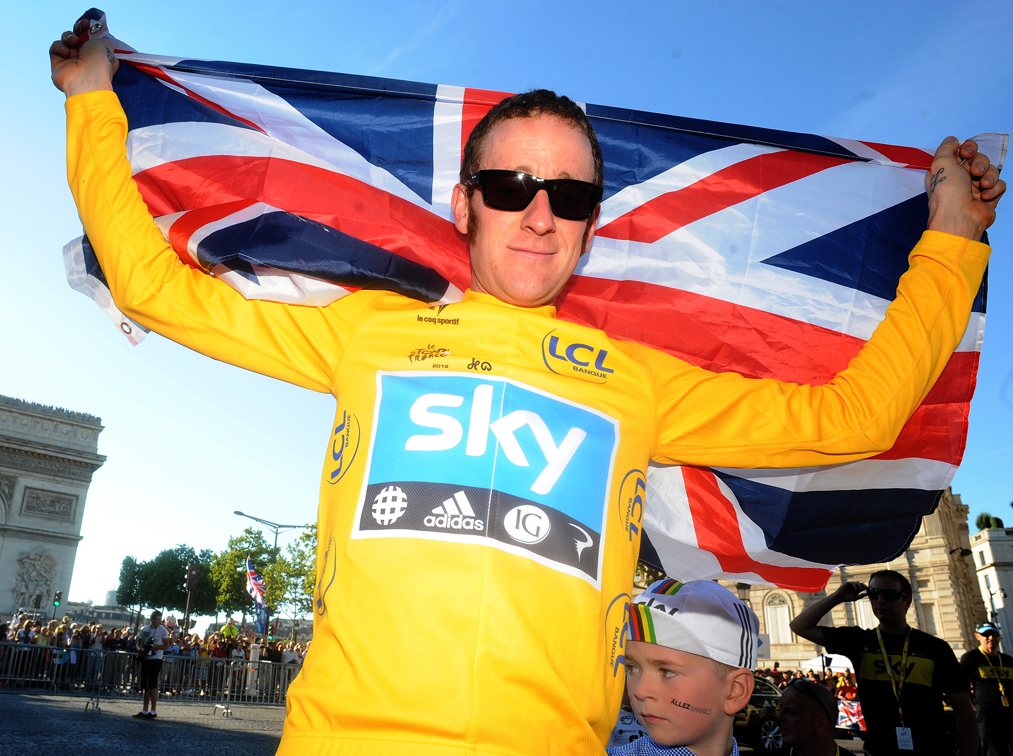 Team Sky's Bradley Wiggins won the 2012 Tour de France