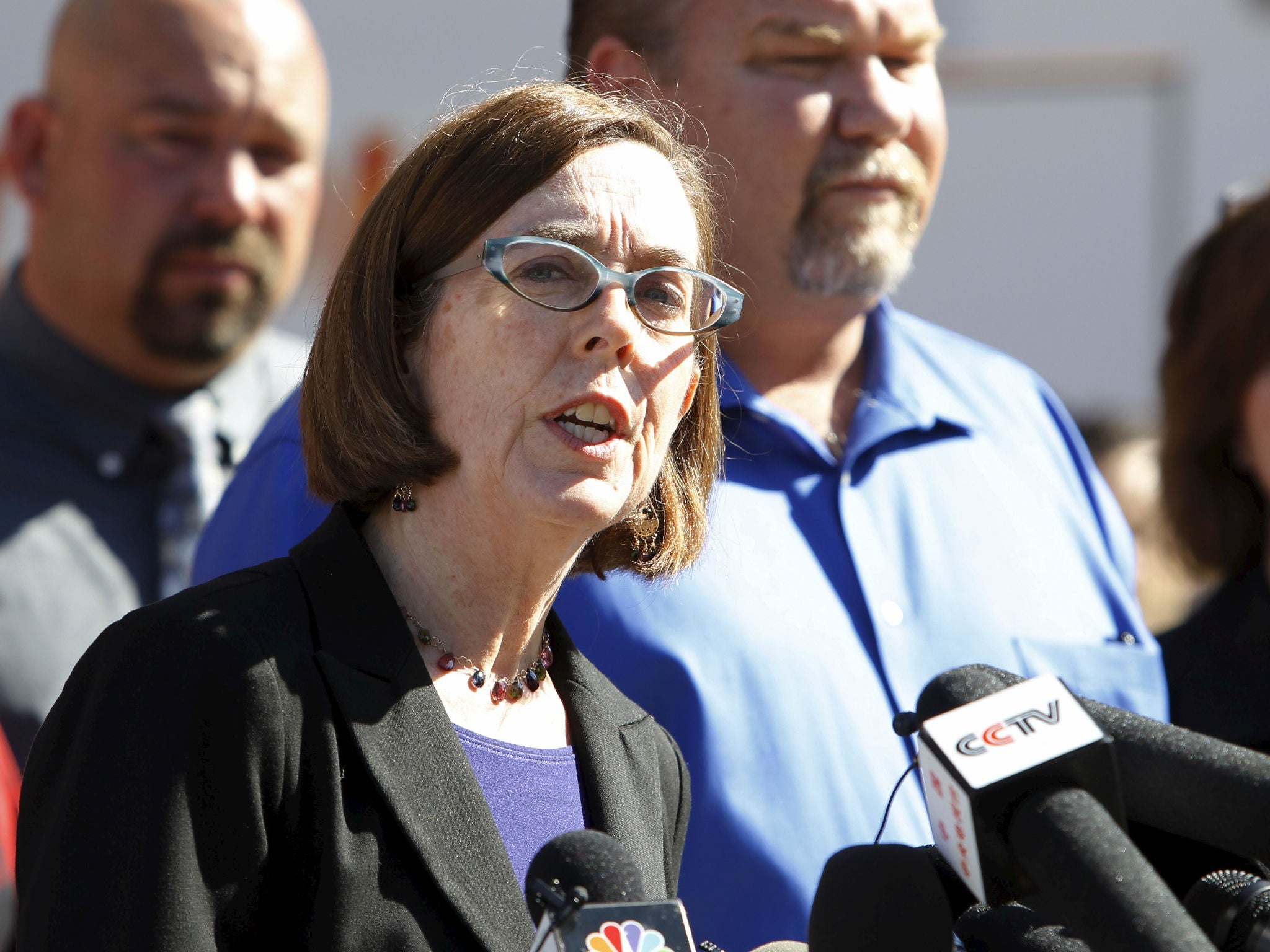 Oregon Governor Kate Brown used the bill signing to press Congress for federal gun safety legislation
