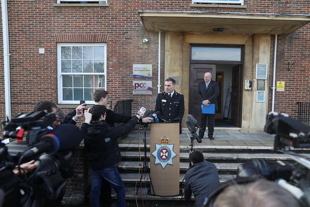 Wiltshire Police Assistant Chief Constable Kier Pritchard speaking at a press conference outside Wiltshire Police Headquarters in Devizes after double agent Sergei Skripal was found critically ill by exposure to an unknown substance in Salisbury