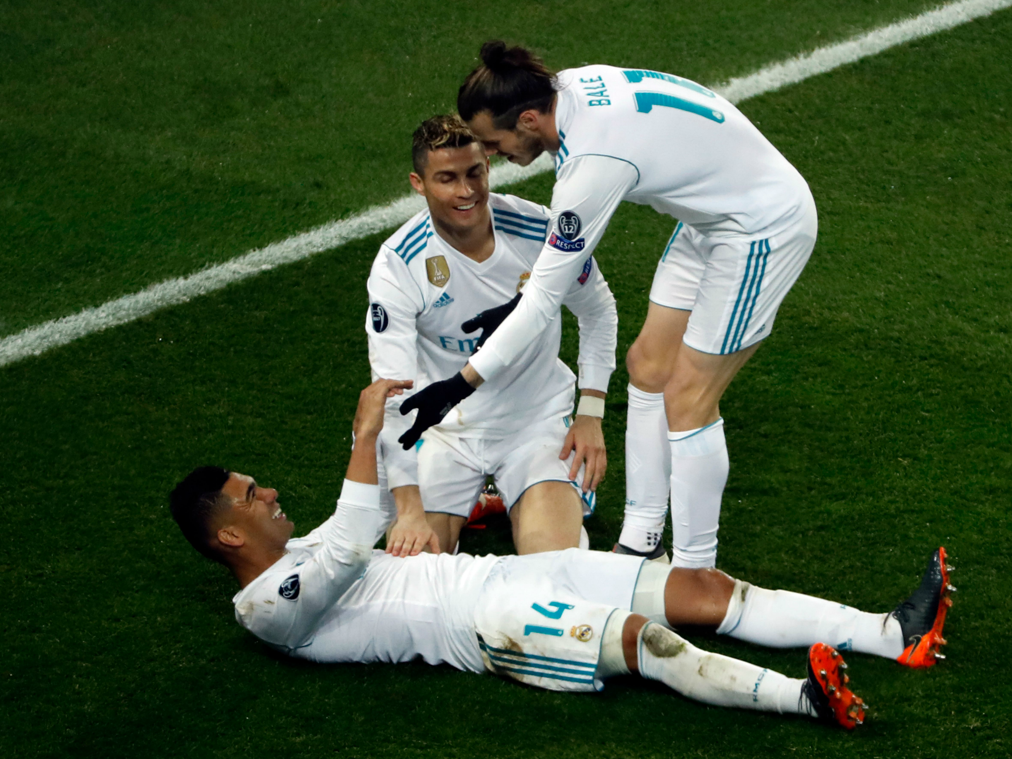 Casemiro celebrates Real Madrid’s second goal (Getty)