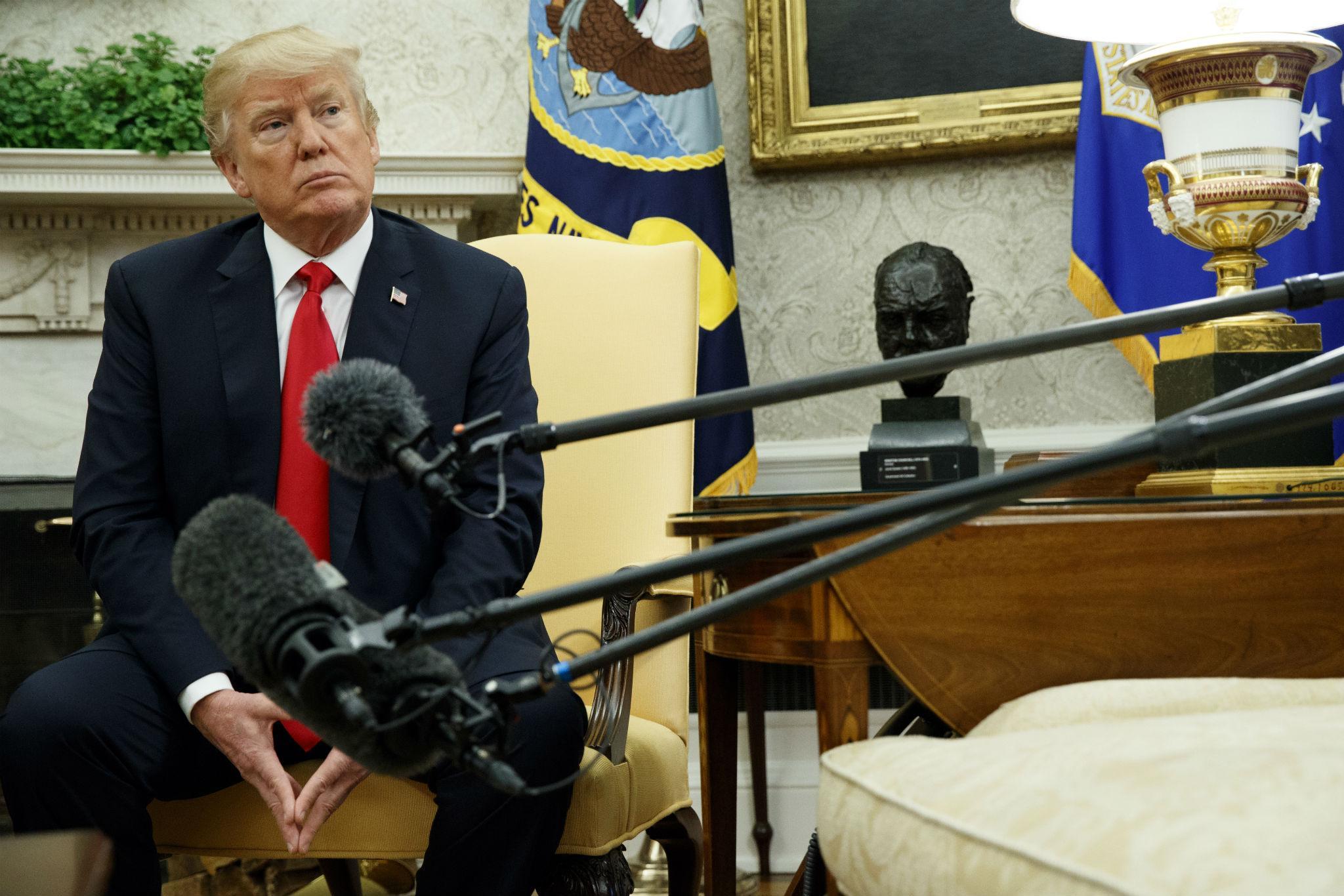 President Donald Trump said everybody wants to work in the White House