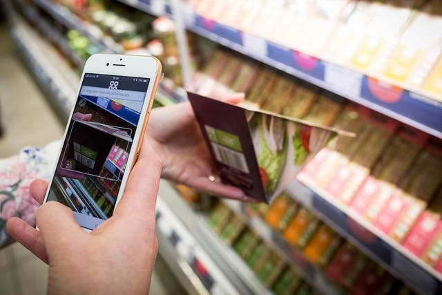 The app is believed to be the first of its kind in the UK to cover all items across a supermarket's range