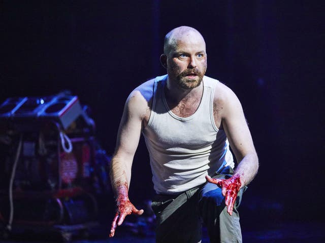 Rory Kinnear as Macbeth at the National Theatre