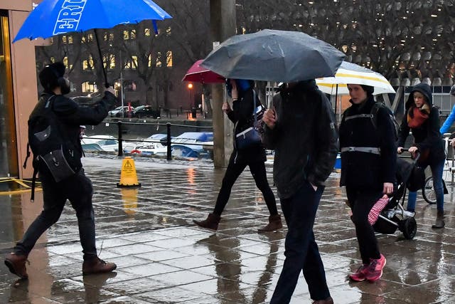 Much of the UK can expect a wet weekend