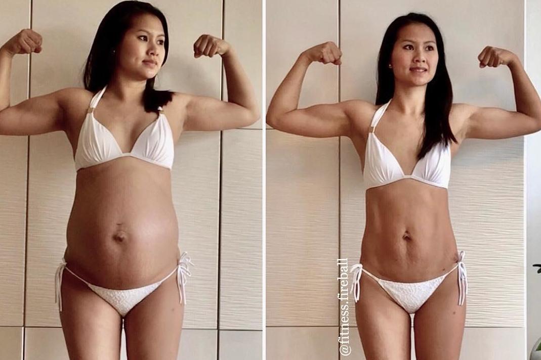 A woman was told she looked like a whale after documenting her incredible postpartum transformation on Instagram The Independent The Independent photo picture